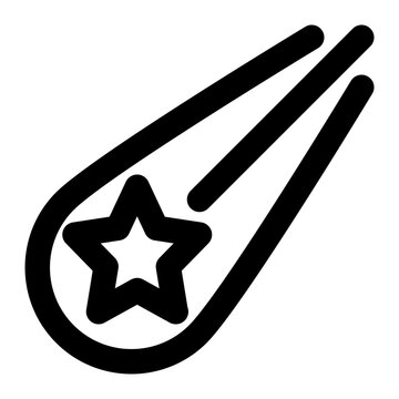 recommend clip art: falling star, shooting star, meteor, star, astronomy, astronomical outline icon
