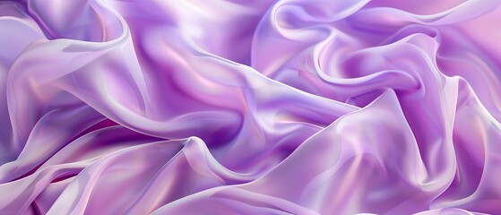 Fototapeta premium Floating lilac fabric texture background