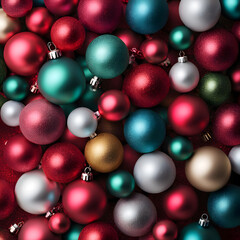 christmas balls background