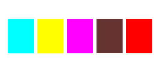 Colorful sticky note on isolate transparency background, Vector Illustrations.