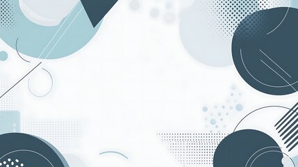 Obraz premium Abstract Geometric Pattern with Circles and Lines