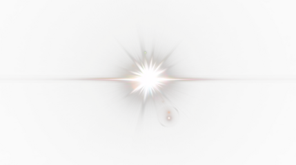 Realistic Lens Flare Light Effect – Transparent PNG