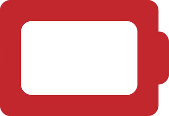 Fototapeta premium Battery dead icon design logo