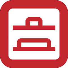 Bottom edges icon design logo