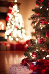 Merry Christmas and Happy New Year background. Holiday poster. Xmas banner. Merry Christmas greeting card