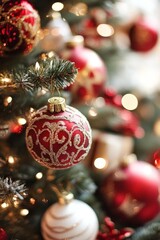 Merry Christmas and Happy New Year background. Holiday poster. Xmas banner. Merry Christmas greeting card