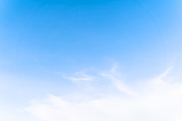 blue sky with white cloud, easy on the eyes, relaxed at Patong Beach, Phuket, Thailand background.