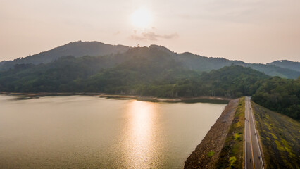Bangwat water storage  Dam at Phuket