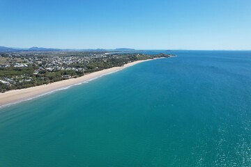 Aerial photo of Blacks Beach Mackay Queensland Australia