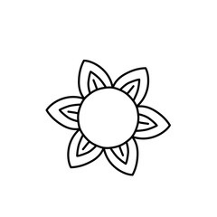 Thai identity floral pattern