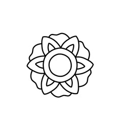 Thai identity floral pattern