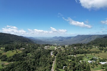 Fototapeta premium Aerial photo of Eungella Queensland Australia