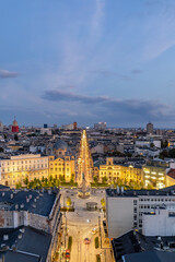 The city of Łódź - view of Freedom Square. © Tomasz Warszewski