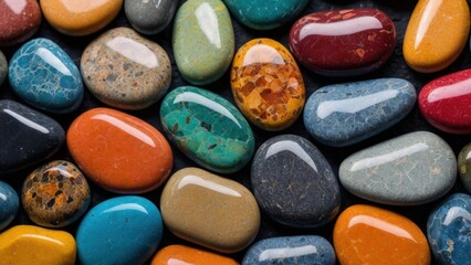 colorful stones background