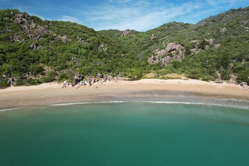 Aerial photo of Balding Bay Magnetic Island Queensland Australia