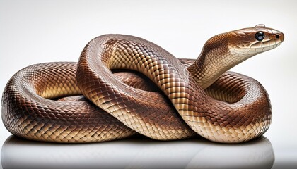 Fototapeta premium Snake isolated on transparent background