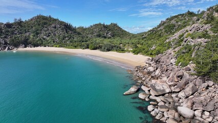 Aerial photo of Radical Bay Magnetic Island Queensland Australia © Reef Pix