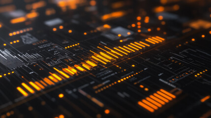Obraz premium charts and graphs with statistics to analyze business potential and forecast future development of companies growth.