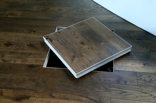 hatch in the floor hides the slots for connecting to the mains and connecting to the electricity. cleaning can connect vacuum cleaner here and a computer in the office under the table, wire, net