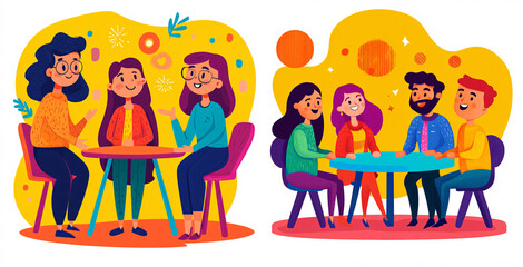 Capturing Joyful Moments: The Essence of Friendship and Casual Conversations