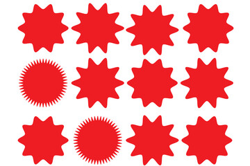 Sparkle vector icons set. Shine symbol illustration. star sign collection.