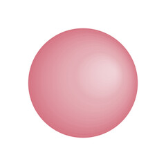 Vector sphere with gradients for for game, icon, package design, logo, mobile, ui, web, education. 3D ball on a white background. Spherical shape illustration