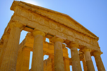 Valle de los Templos, conjunto arqueológico situado cerca de Agrigento, en el sur de Sicilia.