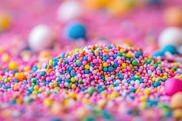 Colorful sprinkles for baking. Use for websites, blogs, and social media.