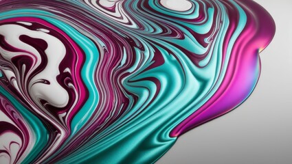 Abstract Swirling Liquid Marble Background Texture