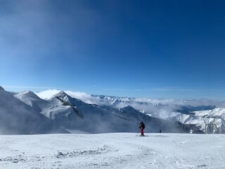 ski resort in the mountains