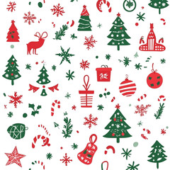 christmas seamless pattern