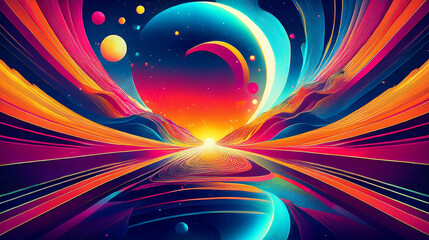 station in space, mood zone, epic , abstract, art, feel the power of music, space art , variety, minimalistic, waves 