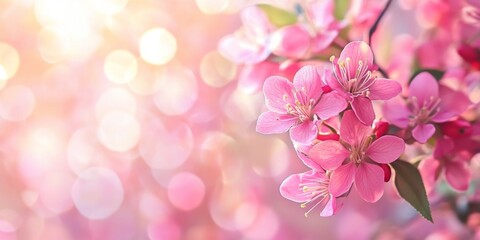 Romantic Pink Roses on Blurred Bokeh Background: Elegant Floral Design for Valentine's Day, Weddings, and Invitations. Minimalist Composition with Copy Space for Greeting Cards and Marketing. AI-Gener