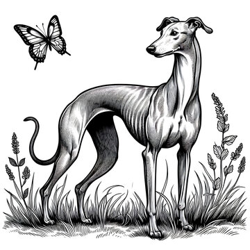 recommend clip art: greyhound dog