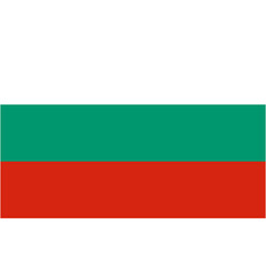 Obraz premium National Bulgarian Flag. Vector Icon