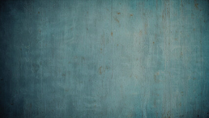 A distressed blue wooden surface with a rustic, weathered, and aged appearance, featuring subtle textures and marks.
