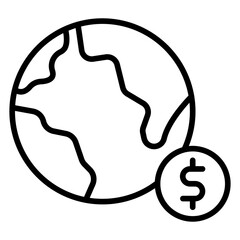 Blue Economy Icon Style