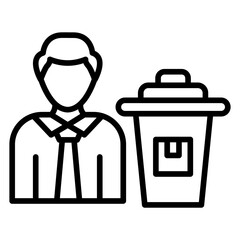 Responsible Disposal Icon Style