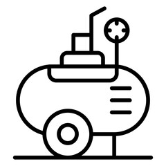 Compressed Air As A Service Icon Style