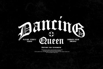 streetwear graphic tee aesthetic quotes design style editable template © Spacelabs