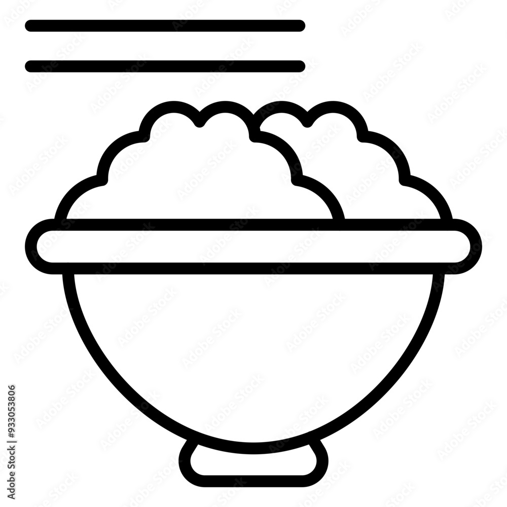 Poster kimchi icon style