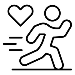 Active Lifestyle Icon Style