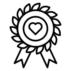 Humanitarian Award Icon Style