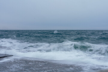 The Black Sea in winter.