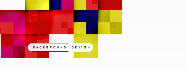 Dynamic colorful squares background. Vector Illustration For Wallpaper, Banner, Background, Card, Book Illustration, landing page