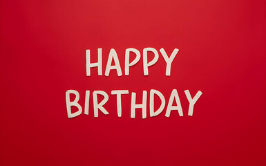 Happy Birthday Banner with Abstract Backgroun