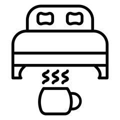 Bed & Breakfast Icon Style