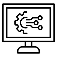 Digital Transformation Icon Style