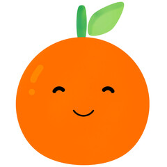 Obraz premium funny orange fruit