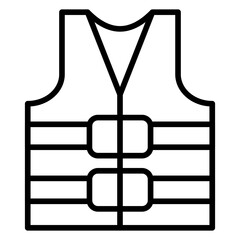Life Vest Icon Style